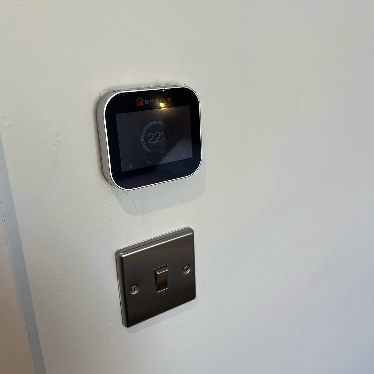 Wall-mounted heating and electrical control equipment